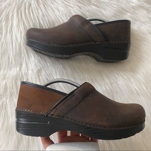 Dansko Oiled Leather Clogs